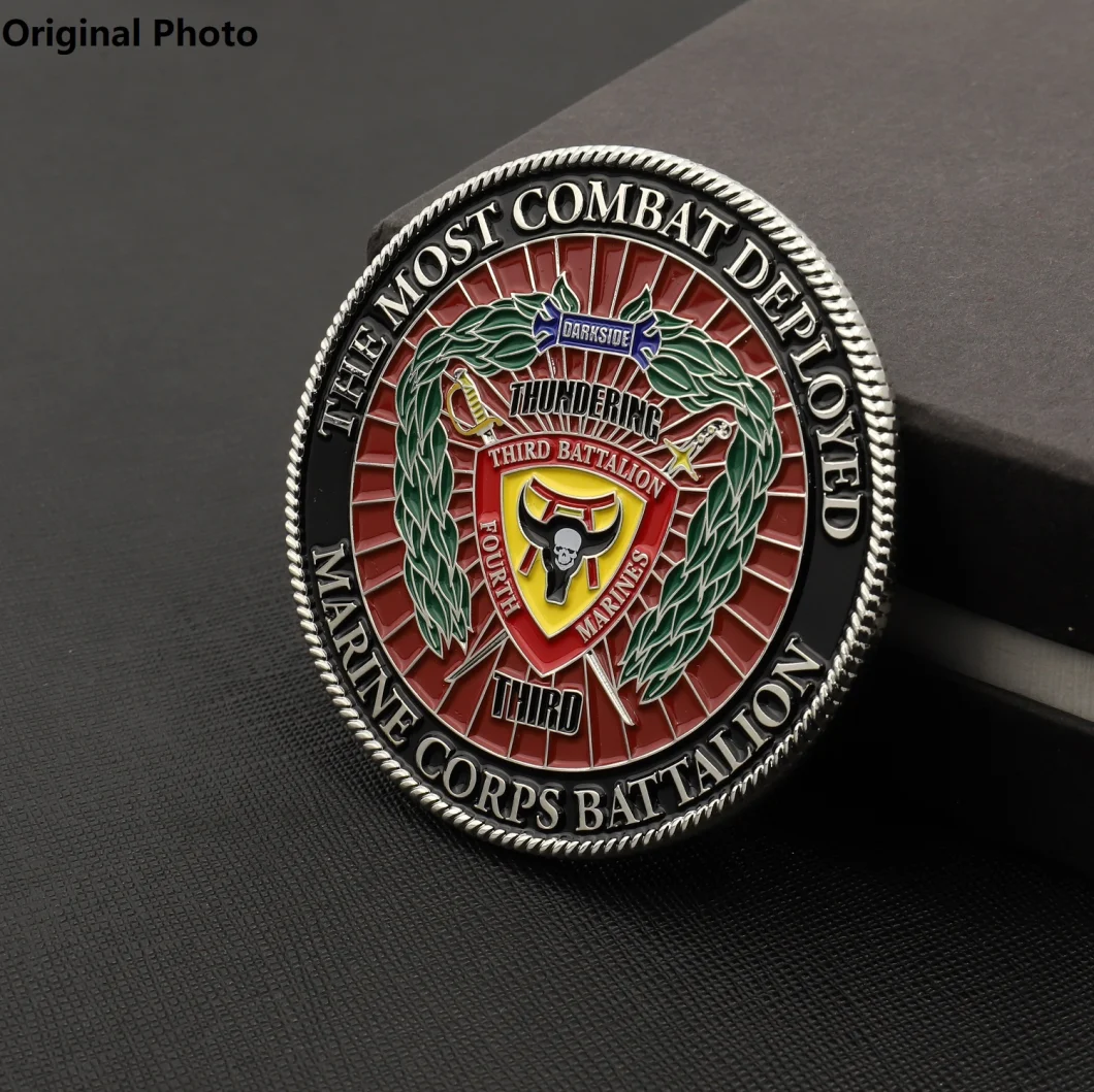 Basic Customization Antique Marine Corps Military Award Commemorative Challenge Coins Medallion Coins