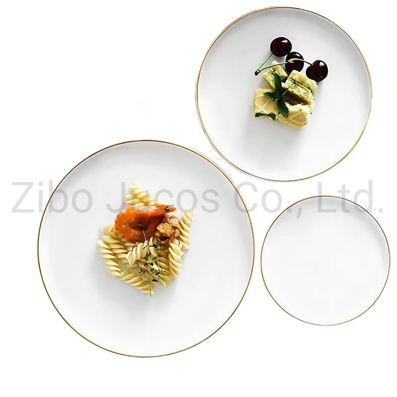 Wholesale Ceramic Dinner Plate Custom Color Design Logo Porcelain Plate for Promotion Gift Souvenirs Hotel Restauant Food Plates 10.0" Big Plate Matte Color