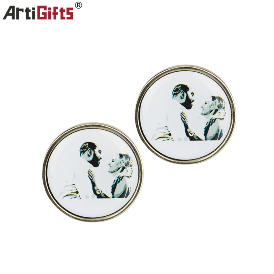 Custom Clothing Decoration Souvenir Metal Cufflink