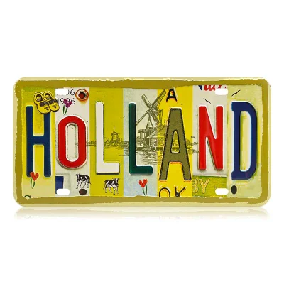 Heißverkaufte Nummernschilder von Holland Souvenirs