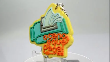 China Großhandel maßgeschneiderter 3D-Schlüsselanhänger aus Metall mit eigenem Logo als Souvenir